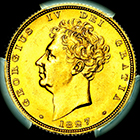1827 King George IV Sovereign