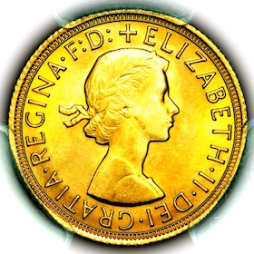 1968 Queen Elizabeth II Sovereign