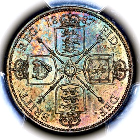 1887 Queen Victoria Florin