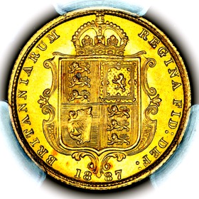 1887 Victoria Half Sovereign