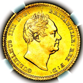 1836 King William IV Half Sovereign