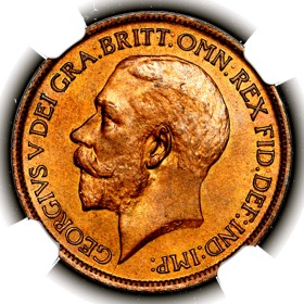 1922 George V Halfpenny