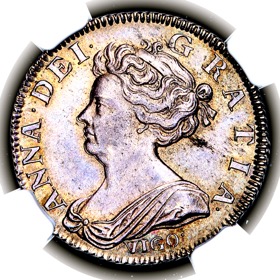 1703 Anne VIGO Shilling