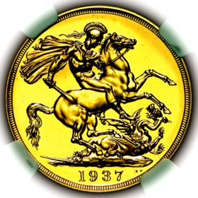 1937 George VI Proof Two Pounds
