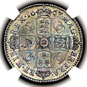 1663 Charles II Shilling