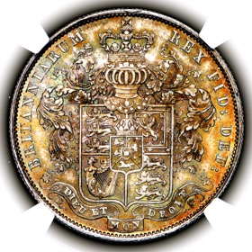 1825 George IV Halfcrown