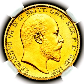 1902 Edward VII Matt Proof Sovereign