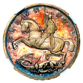 1935 George V Proof Rocking Horse Crown