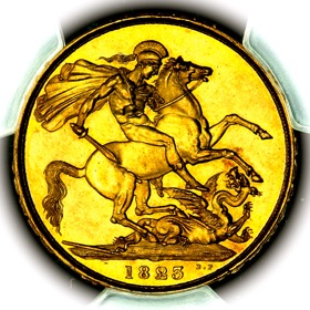 1823 George IV Two Pounds