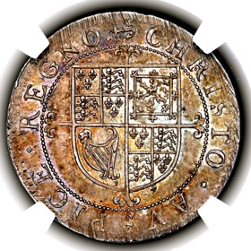 1638-1639 Charles I Briot's Shilling