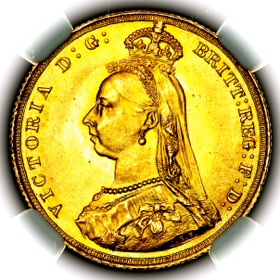 1887 Victoria London Mint Sovereign