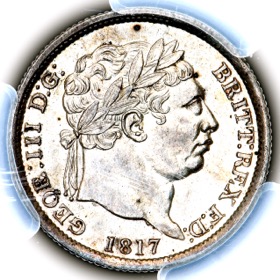 1817 George III GEOE Error Shilling