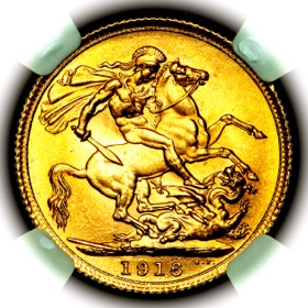 1916 George V Sovereign