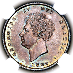 1829 George IV Shilling