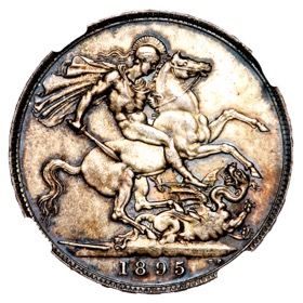 1895 LVIII Victoria Crown