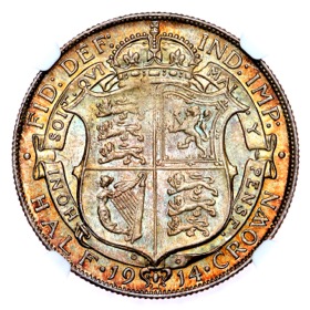 1914 George V Halfcrown
