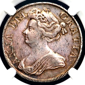 1713 Anne Halfcrown