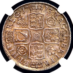 1713 Anne Halfcrown