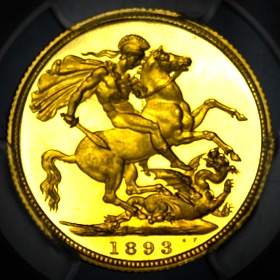 1893 Victoria Proof Sovereign