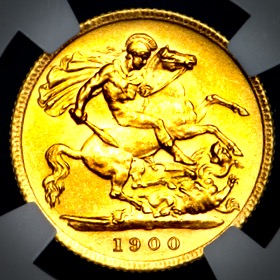 1900 Victoria Half Sovereign