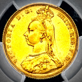 1888 Victoria London Mint Sovereign