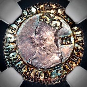1660-1662 Charles II Threepence