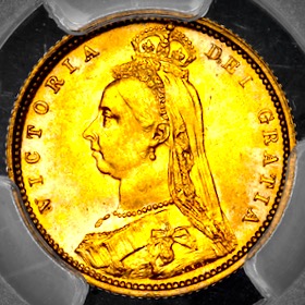 1887 Victoria Half Sovereign