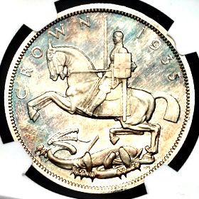 1935 George V Proof Crown