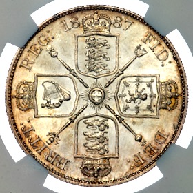 1887 Victoria Double Florin