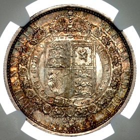 1887 Victoria Halfcrown