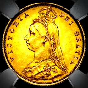 1887 Victoria Half Sovereign