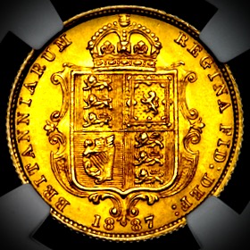 1887 Victoria Half Sovereign