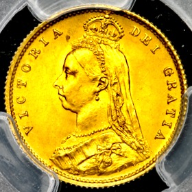 1887 Victoria Half Sovereign