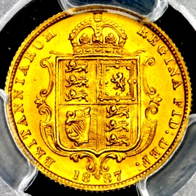 1887 Victoria Half Sovereign