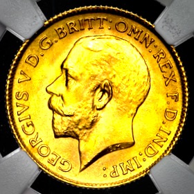 1911 George V Half Sovereign