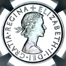 1954 Elizabeth II Proof Halfcrown