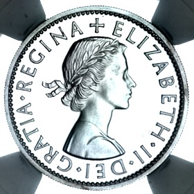 1954 Elizabeth II Proof Florin