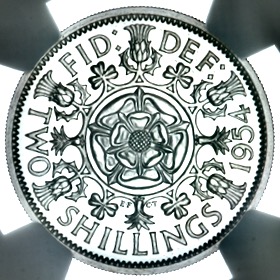 1954 Elizabeth II Proof Florin