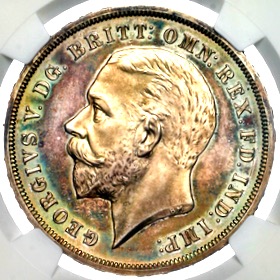 1935 George V Proof Rocking Horse Crown