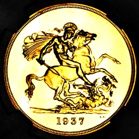 1937 George VI Proof Five Pounds