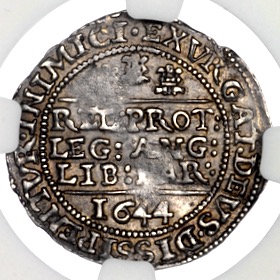 1644 Charles I Bristol Groat
