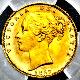1869 Victoria Sovereign