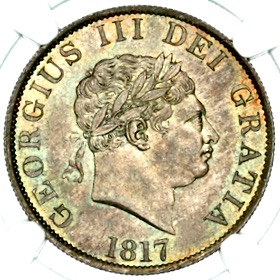 1817 George III Halfcrown